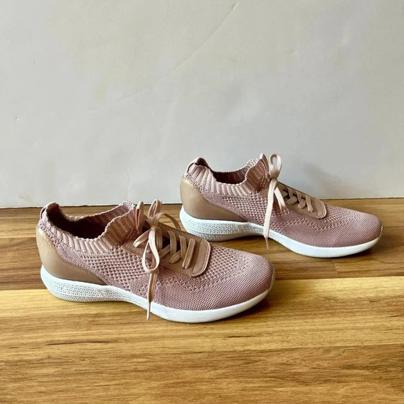 Zara Basic Collection Women's Pink Slip On Sneakers 37 - Picture 3 of 8
